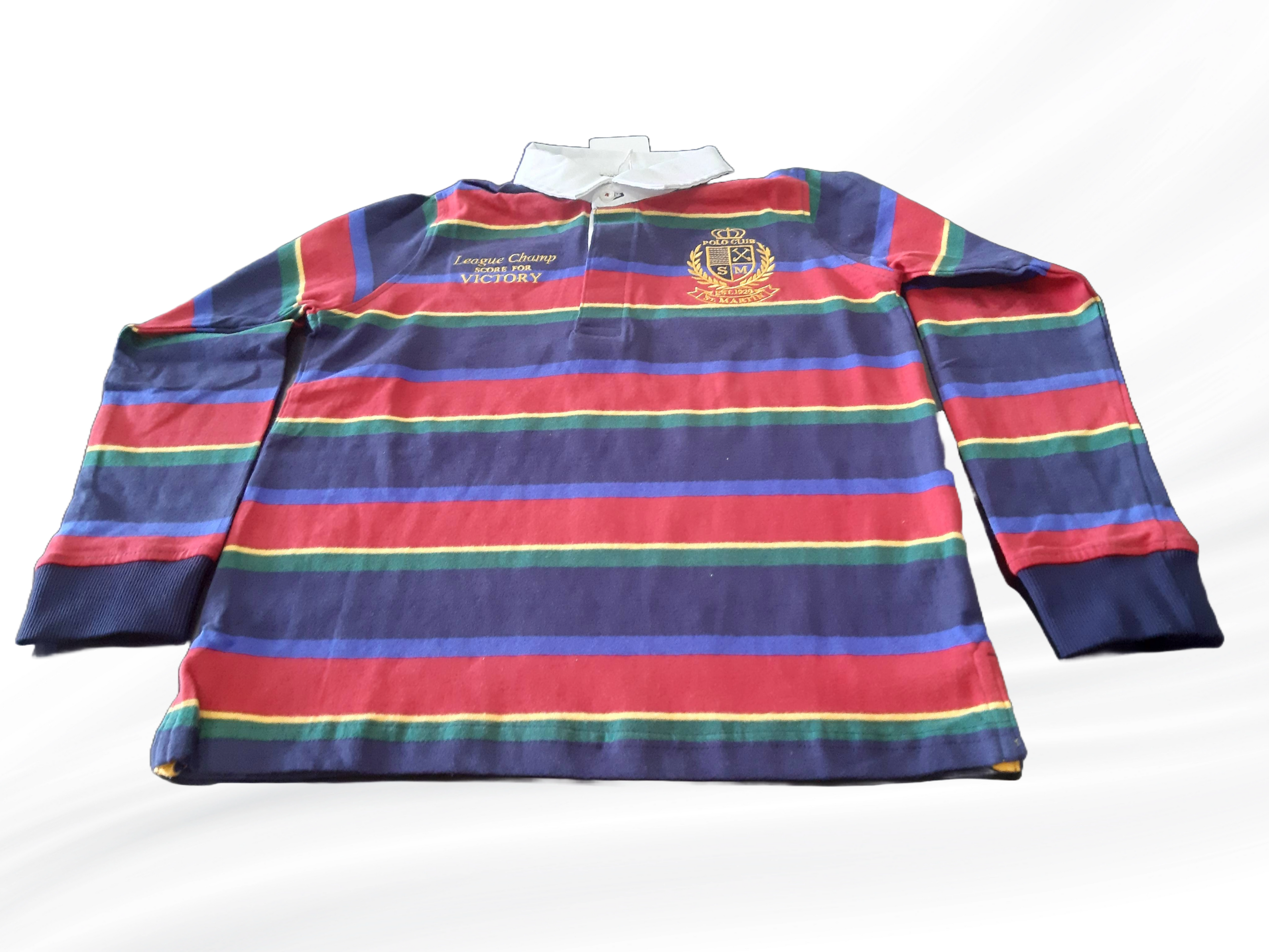 Children's cotton Polo Club blouse, multi-colored