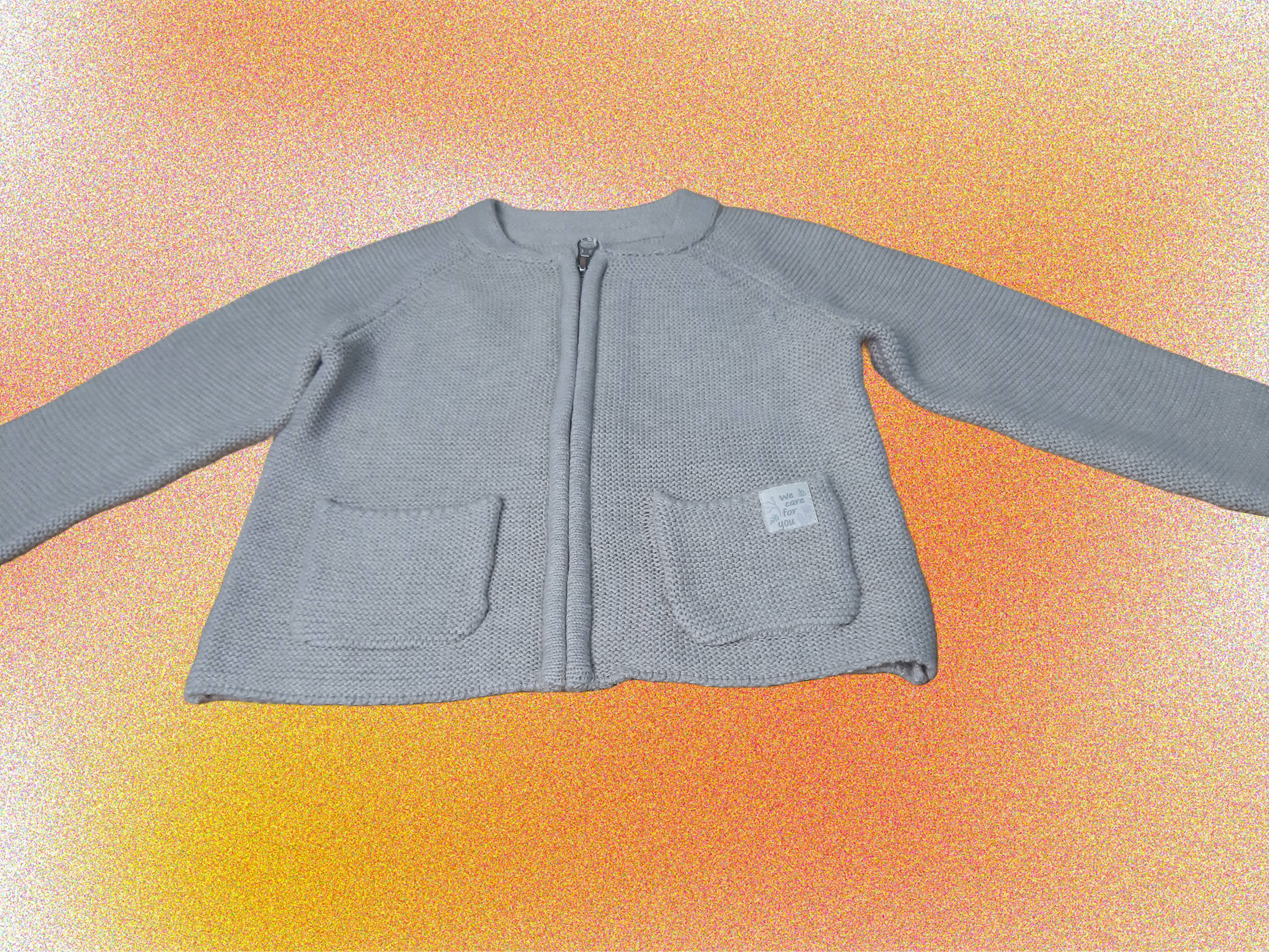 Children's vest with beautiful embroidery, blue 