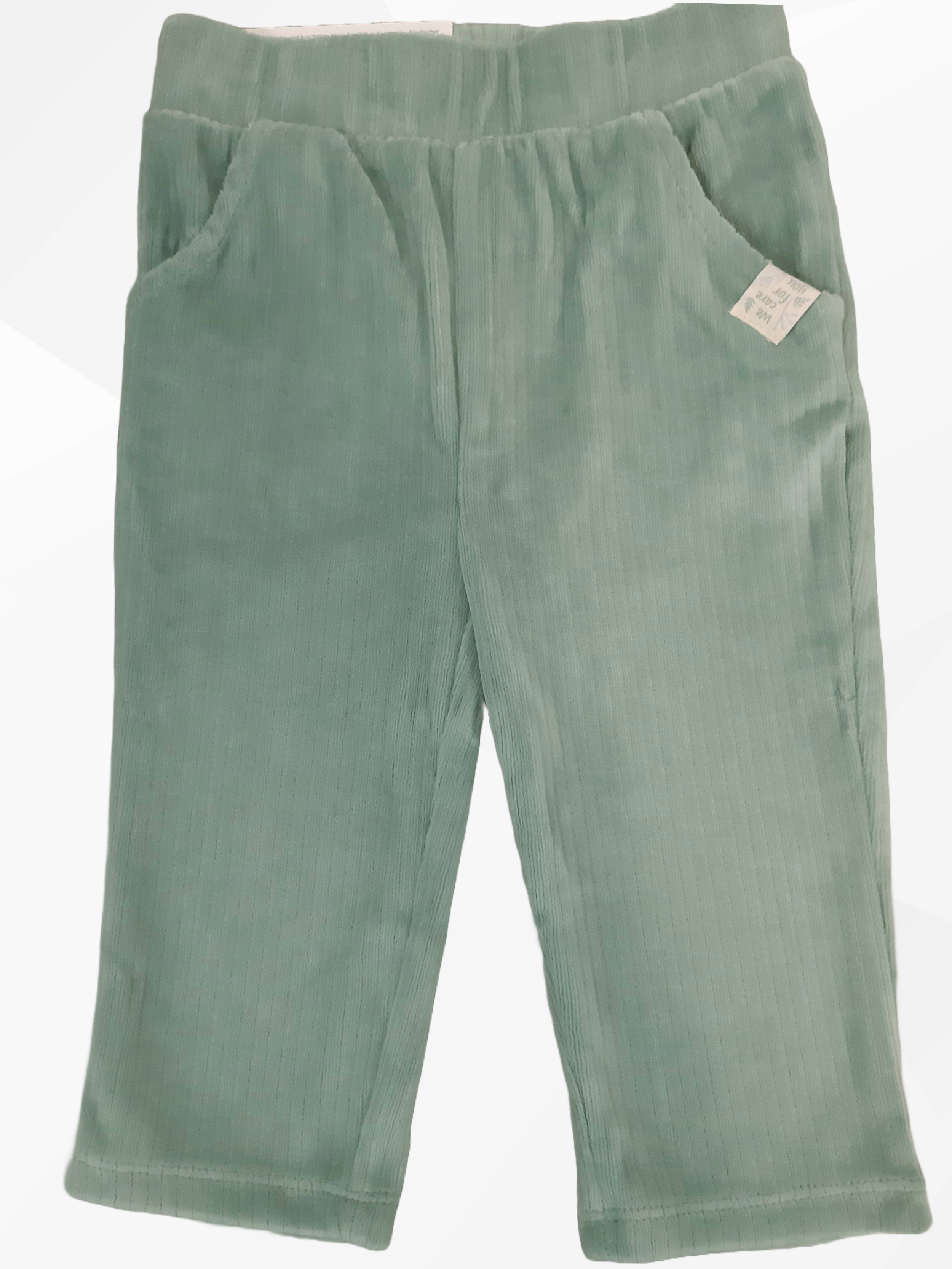 Children's cotton pants for boys, dark blue 