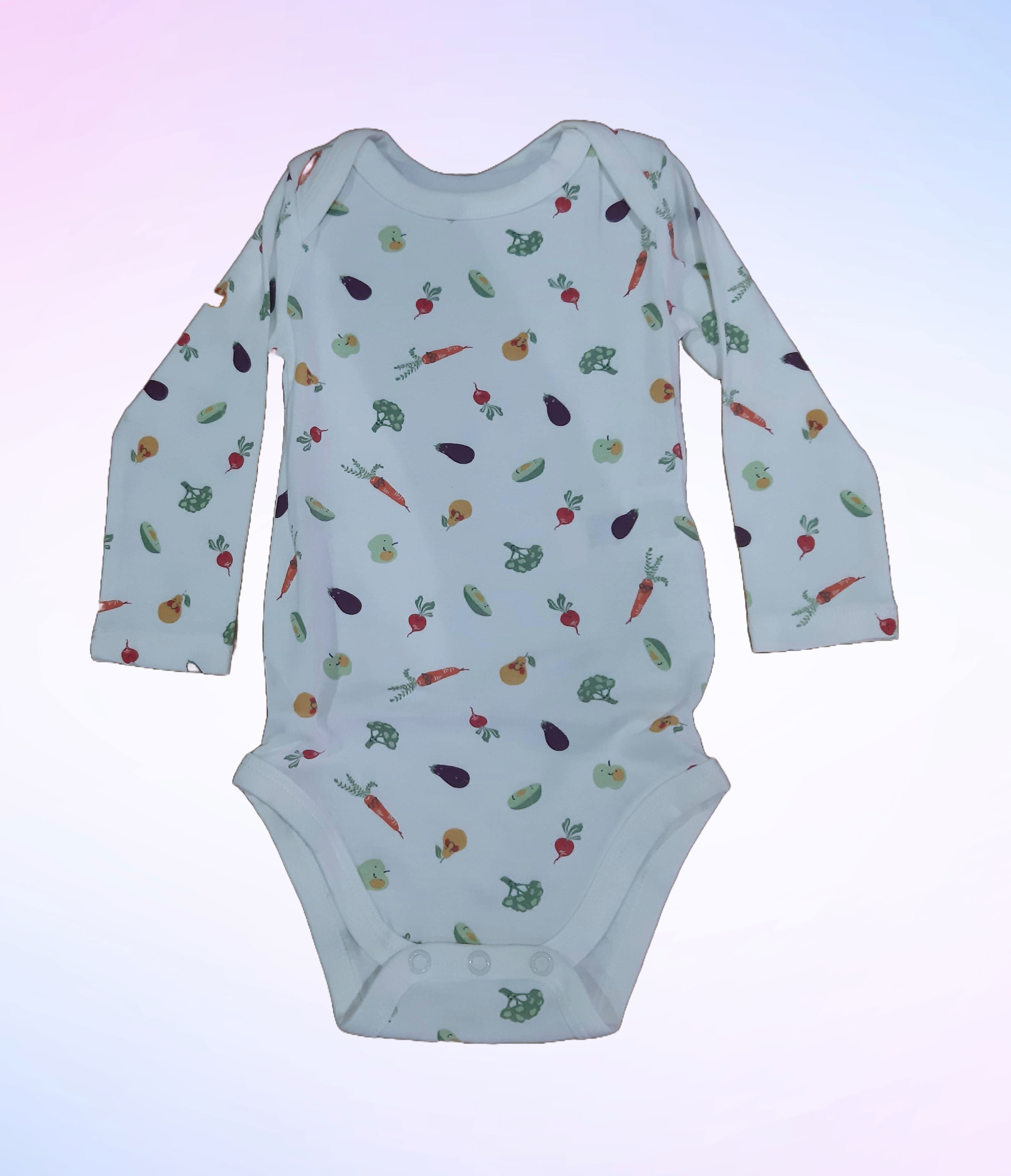 Set of 2 children's long-sleeved T-shirts, blue 