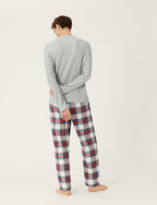 Children's cotton pajamas for boys, gray/multicolored