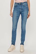 Women's cotton jeans PEPE JEANS slim leg, blue 