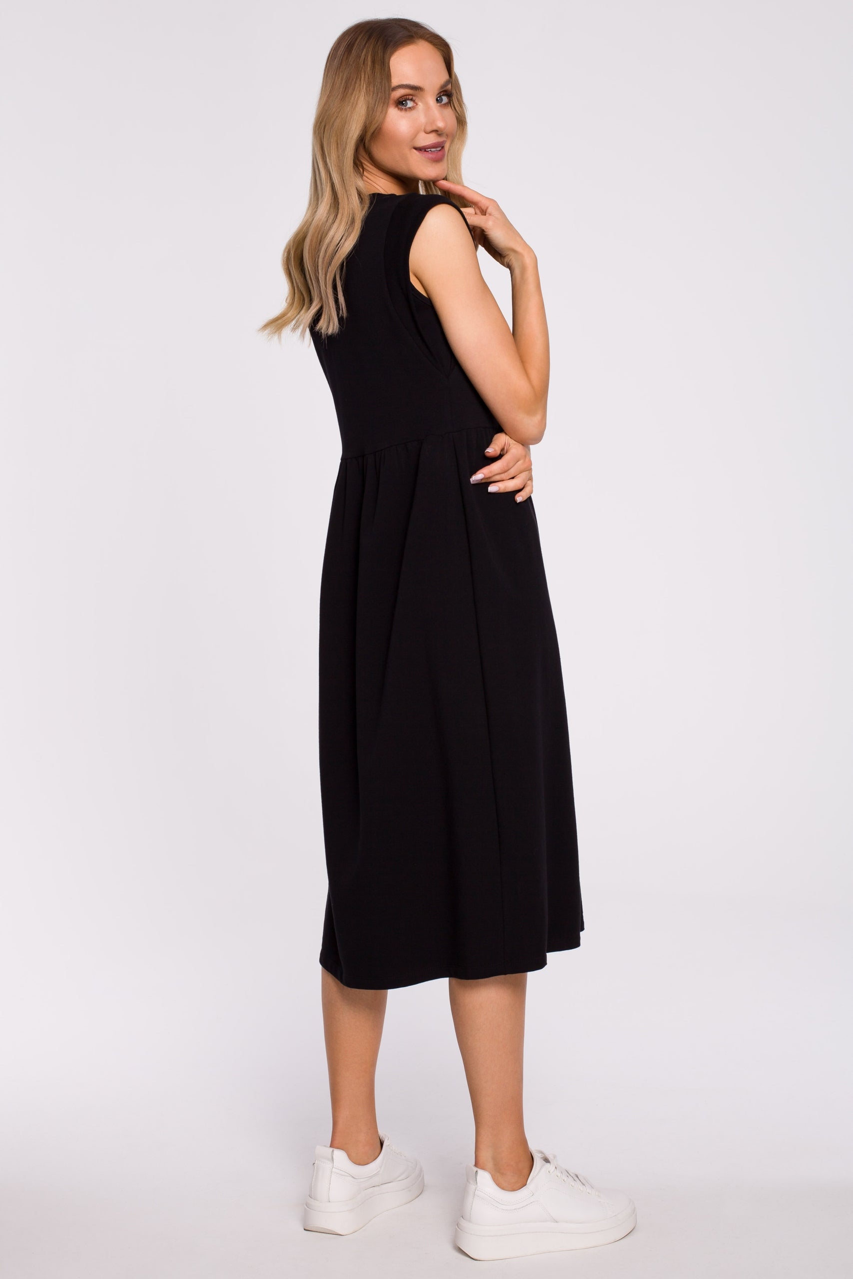 Made of Emotion Women's cotton dress, black