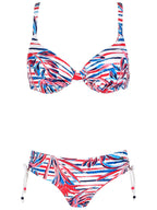 Women's swimsuit set Naturana Floral &amp; Stripe