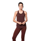 Спортна тениска DryActive Plus 2 в 1, бежова / тъмно червена