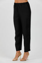 Women's trousers with elastic belt ALPHA STUDIO