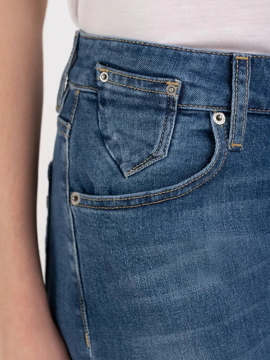 Women's jeans Replay Marty Slim Boyfit, dark blue