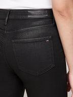 HILFIGER DENIM Women's cotton skinny elastic jeans, black