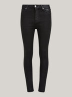 HILFIGER DENIM Women's cotton skinny elastic jeans, black