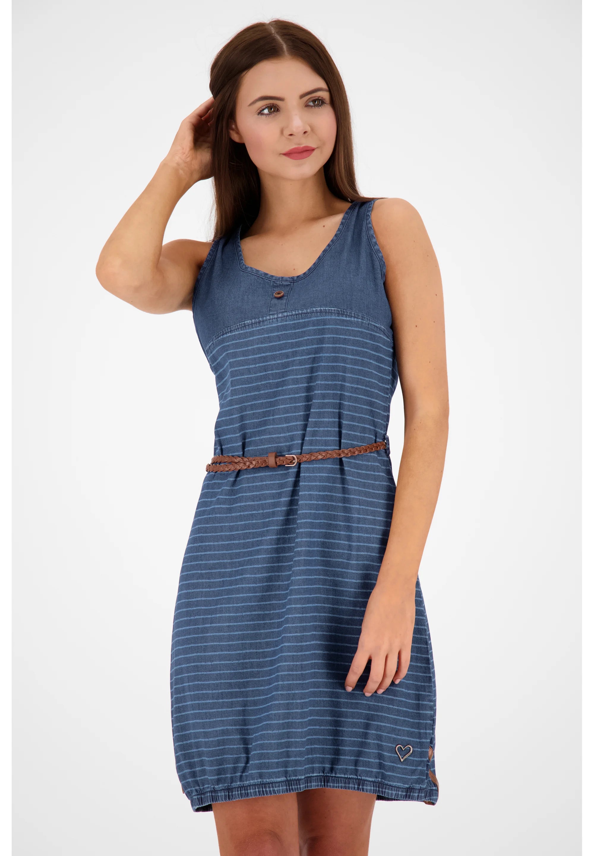 Alife &amp; Kickin Women's cotton denim dress, blue 