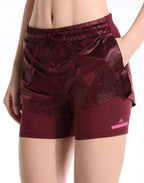 Women's Adidas by Stella McCartney Run 2-in-1 Sports Shorts