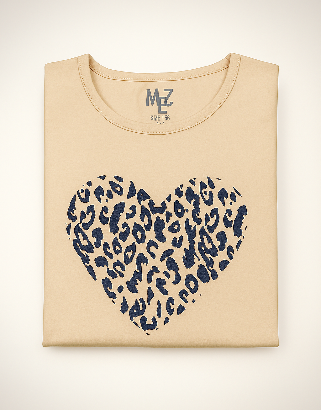 Children's cotton blouse for girls, yellow with Heart print