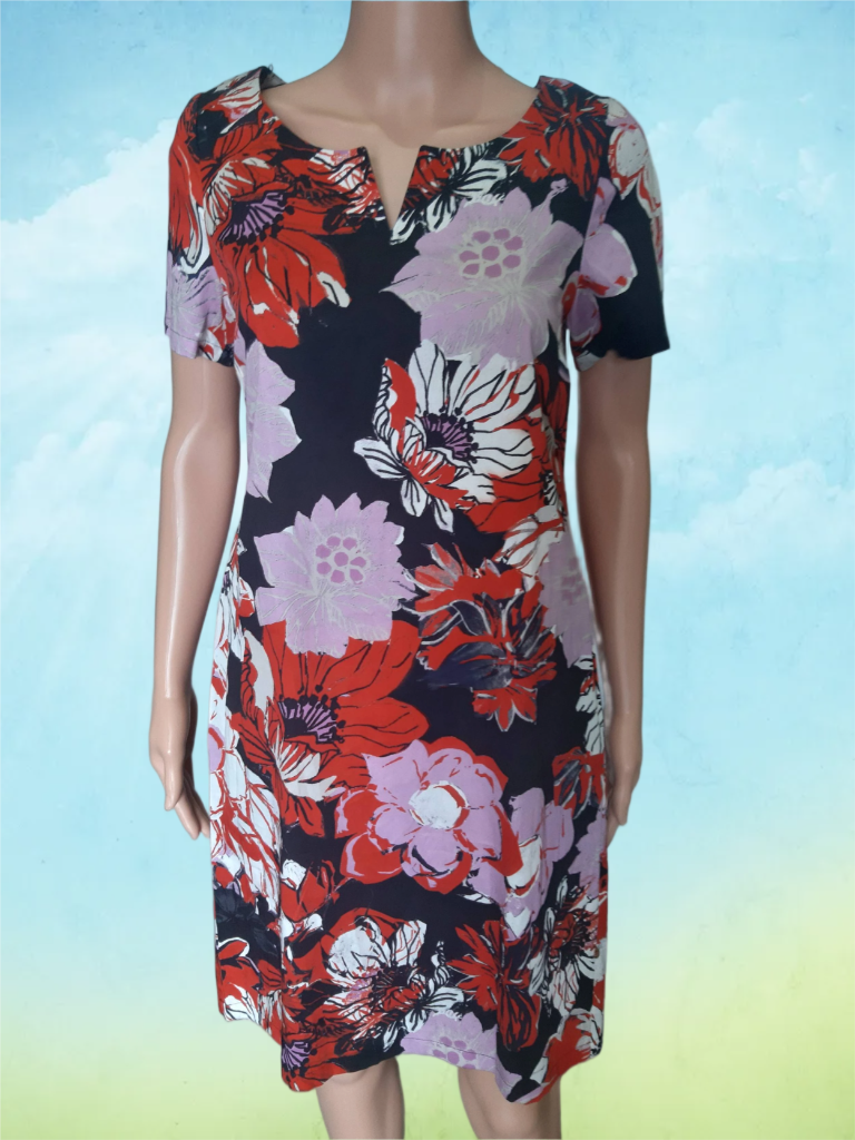 Women's cotton multi-colored dress Vera Mont