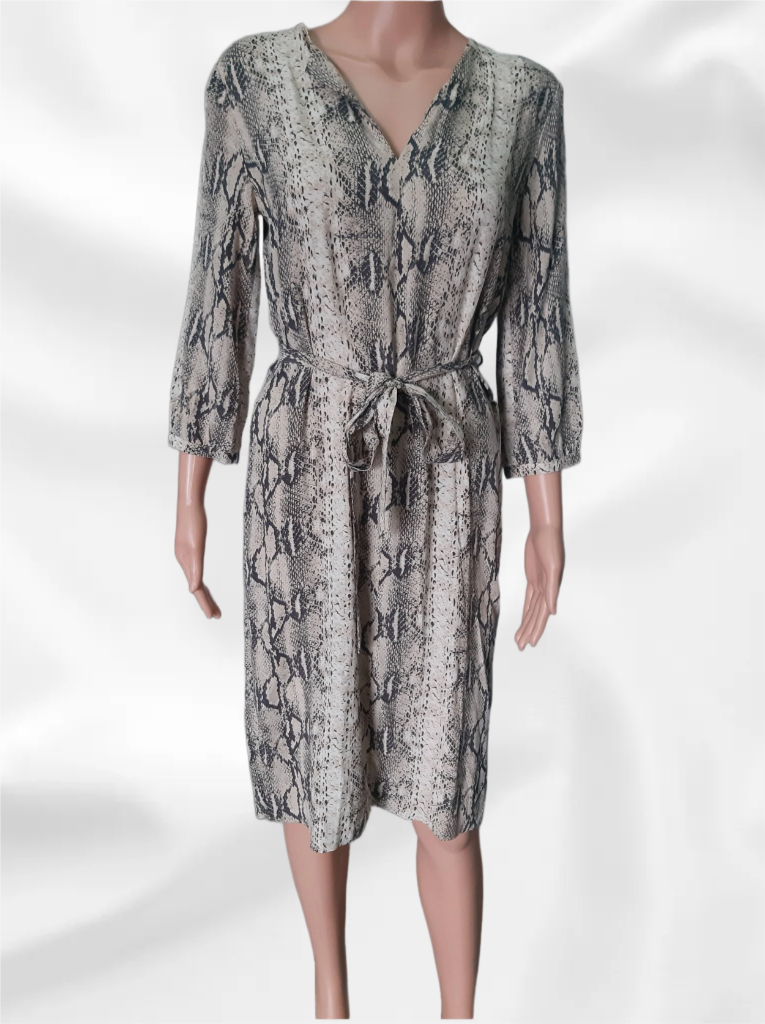 Women's dress Set with "Snakeskin" print