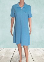 Women's sports cotton dress Giorgio Di Mare, blue