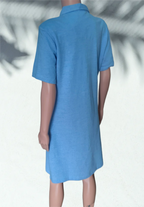 Women's sports cotton dress Giorgio Di Mare, blue