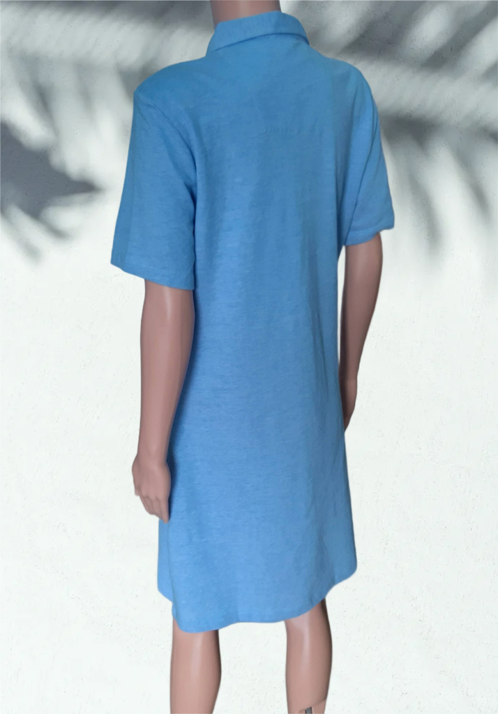 Women's sports cotton dress Giorgio Di Mare, blue