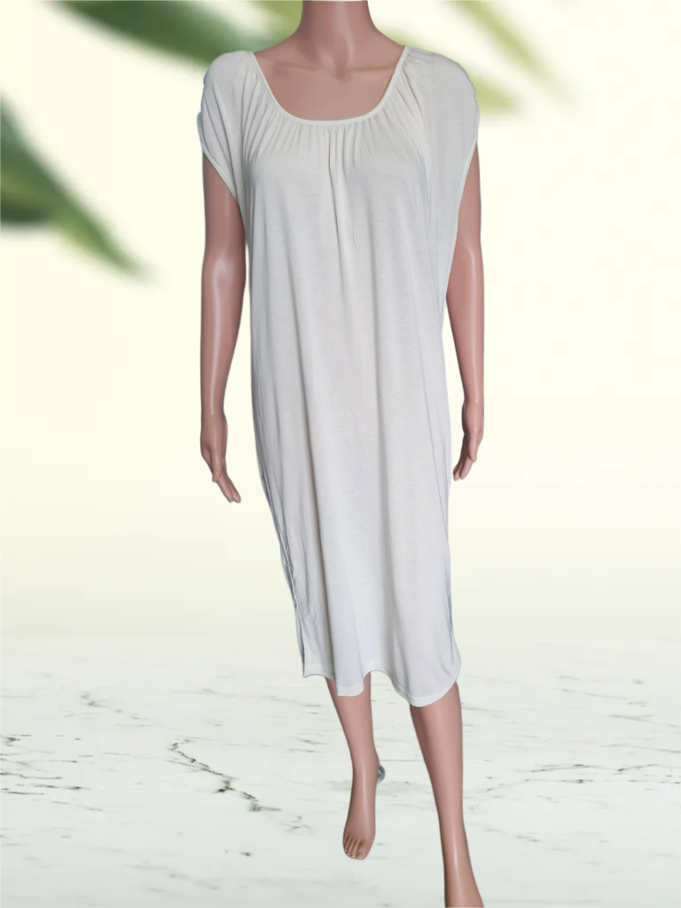 Flip-Flop Sporty-elegant knitted dress, ecru