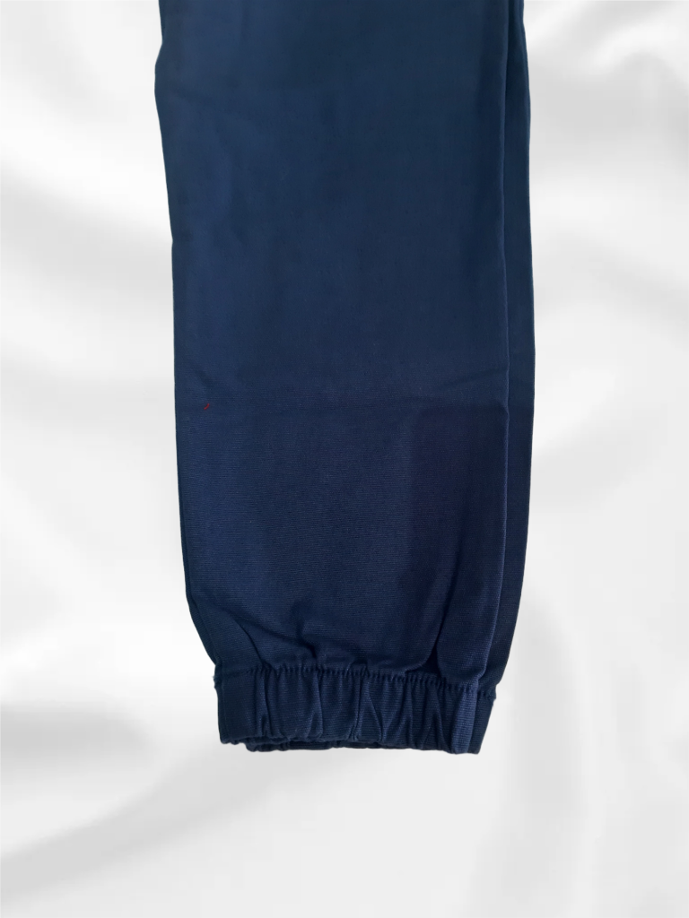 Children's cotton pants for boys, dark blue