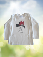 Disney Baby 2 pcs. Mickey and Minnie Mouse children's cotton blouses, white
