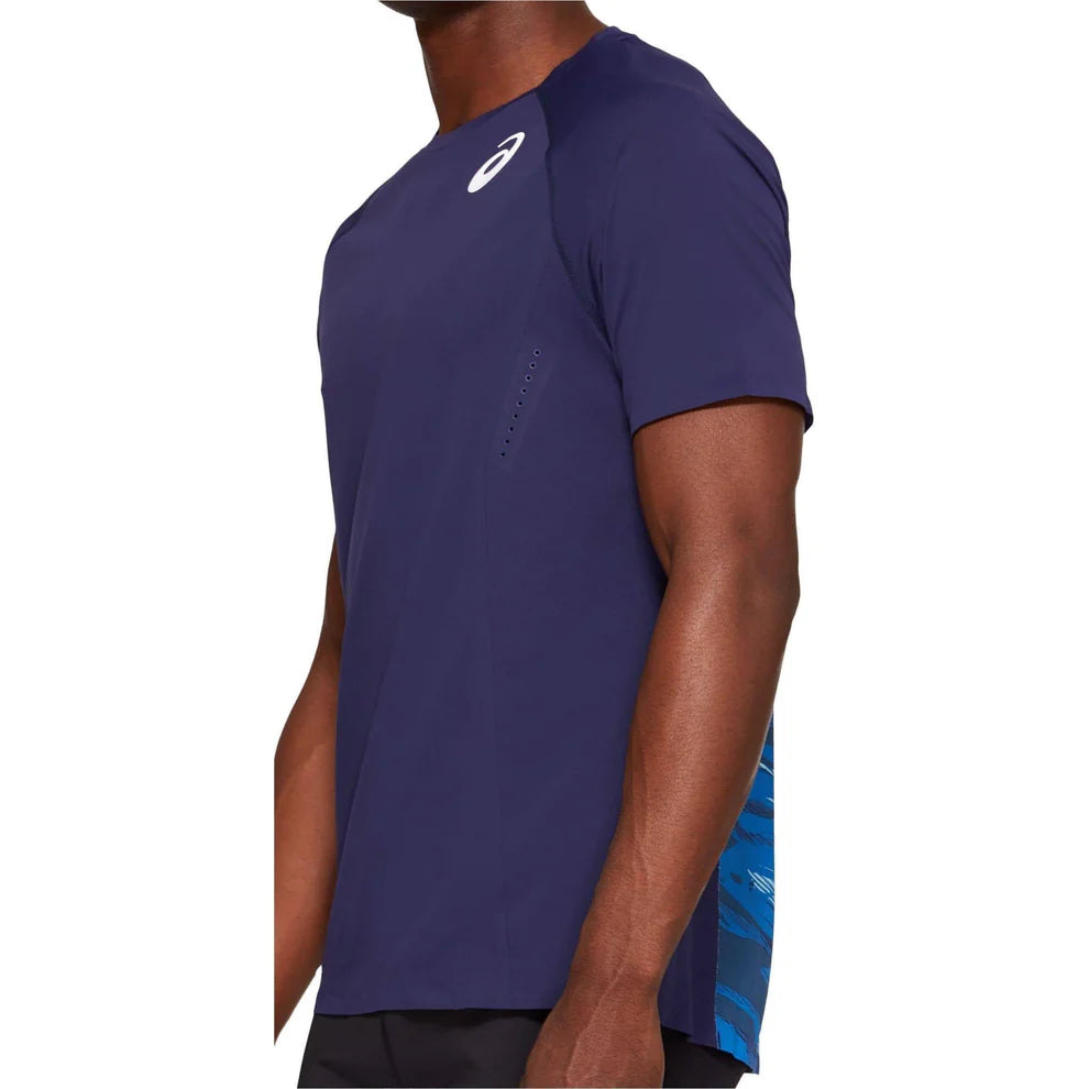 Asics Men's Sports T-Shirt, Dark Blue