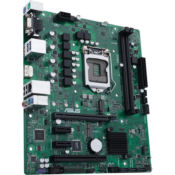 ASUS Pro-H510M-CT/CSM LGA1200 (Intel 10th&11th Gen) mATX Commercial Motherboard PCIe 4.0, 1 LAN, Front Panel USB 3.2, Intel vPro, DP,TPM IC onboard