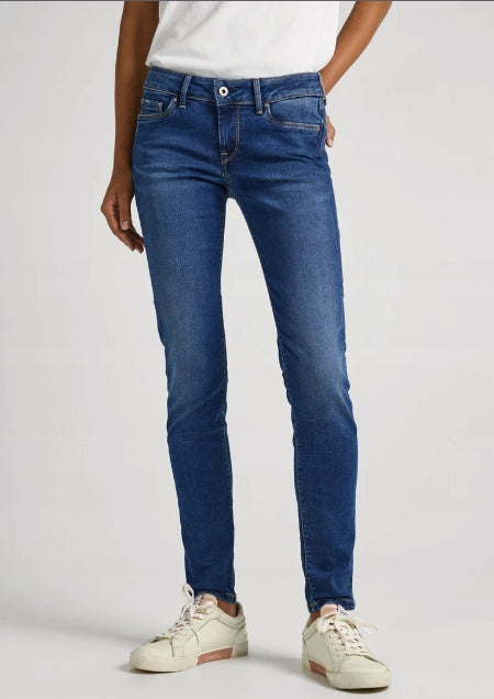 Women's slim-fit jeans Pepe Jeans, dark blue