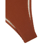 Zaful Embossed Swimsuit with Buckle and Cross Straps