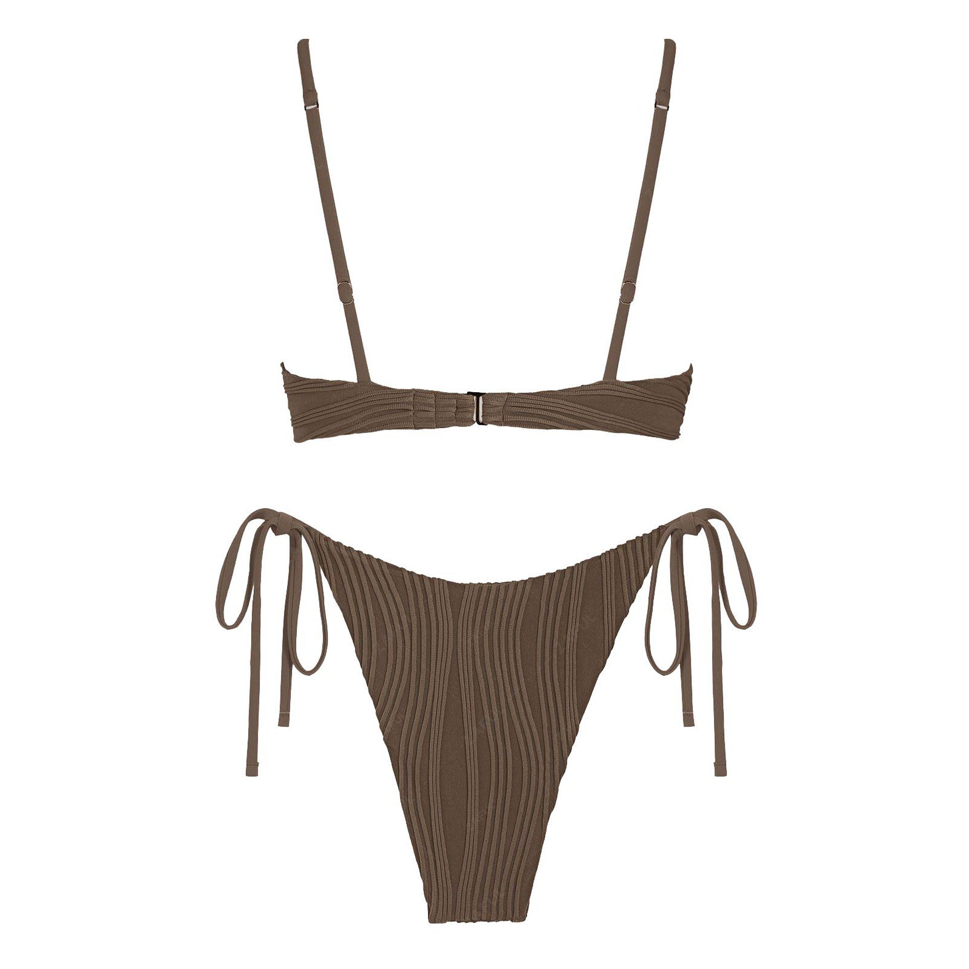 ZAFUL Two-piece underwire swimsuit, multicolor
