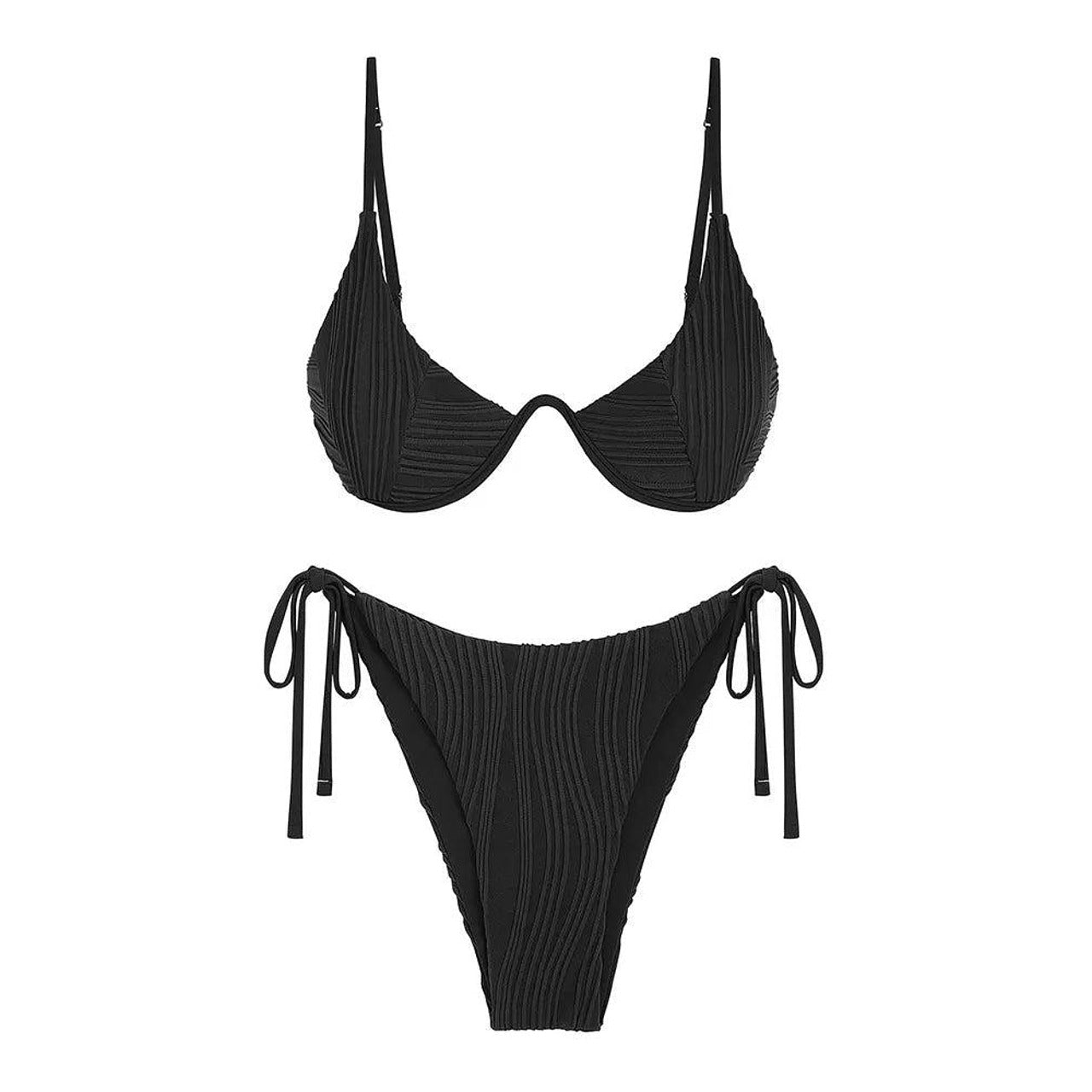 ZAFUL Two-piece underwire swimsuit, multicolor