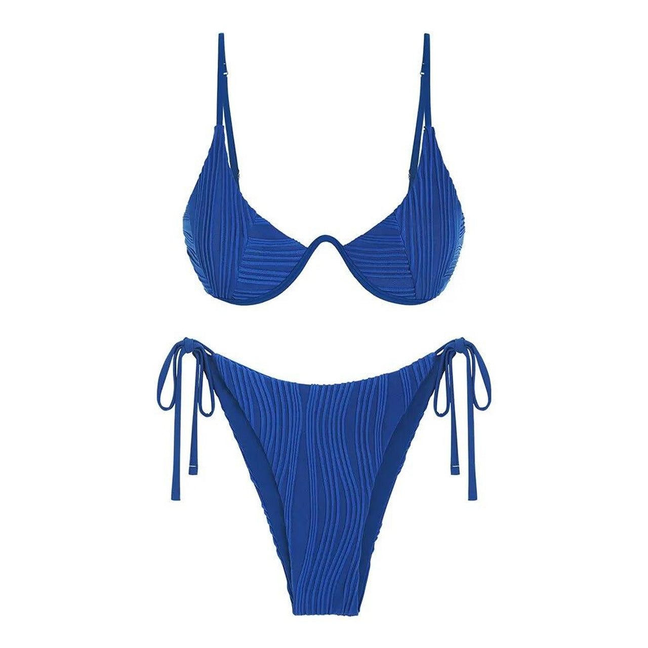 ZAFUL Two-piece underwire swimsuit, multicolor