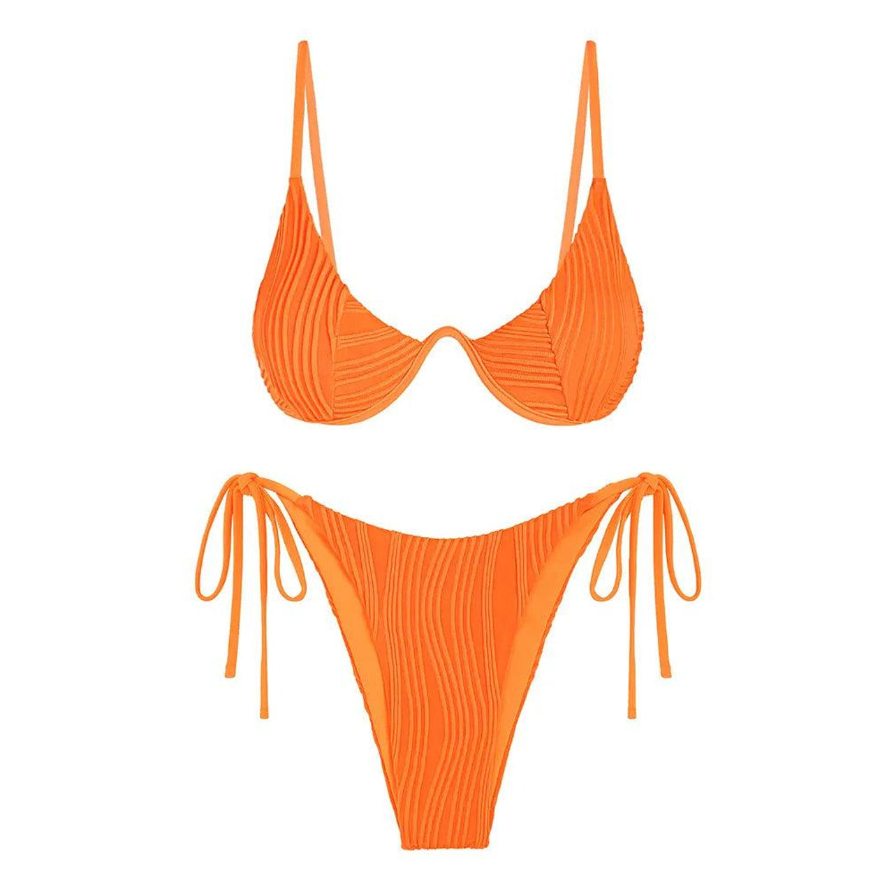 ZAFUL Two-piece underwire swimsuit, multicolor