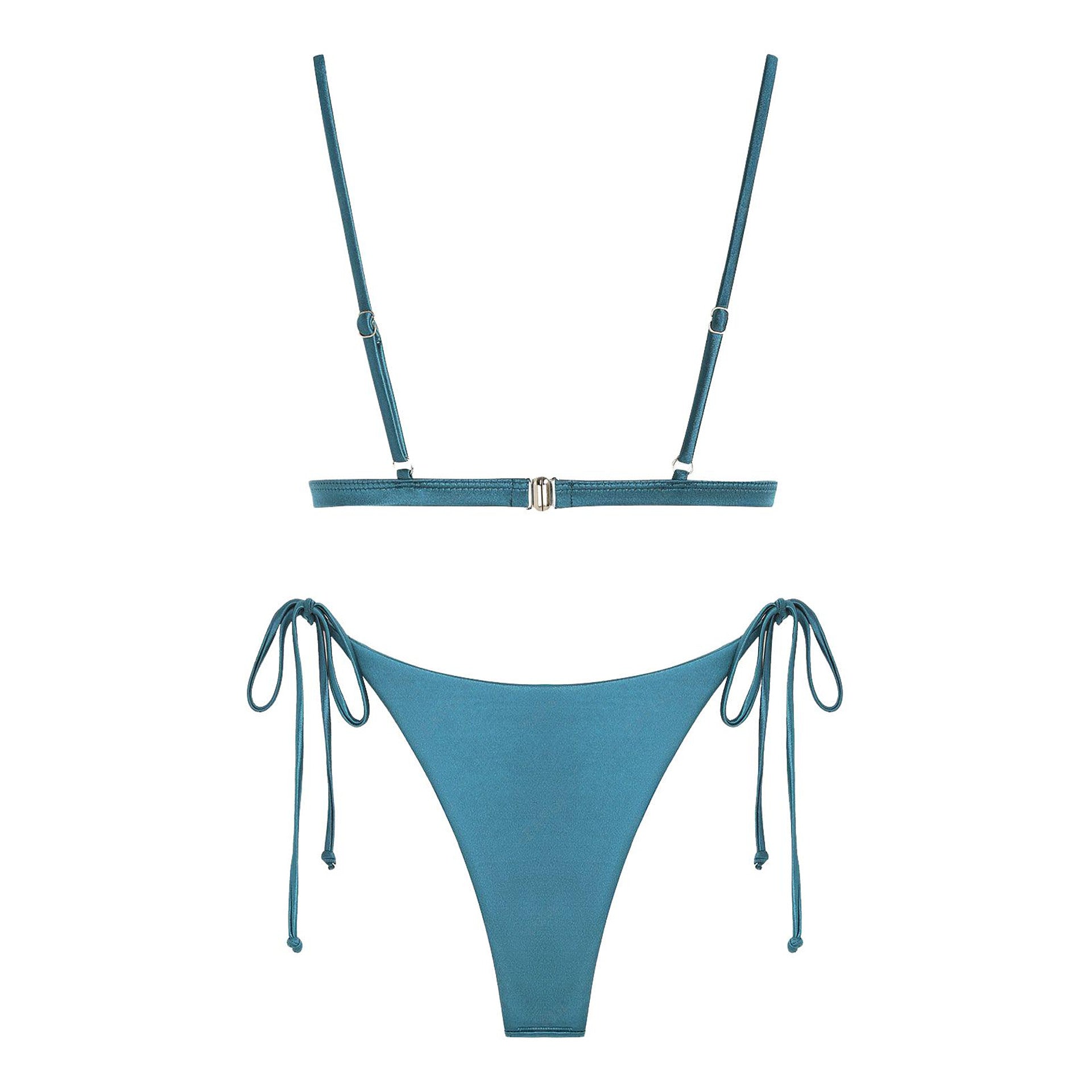 Zaful Classic Two-Piece Swimsuit, Satin