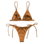 Zaful Classic Two-Piece Swimsuit, Satin