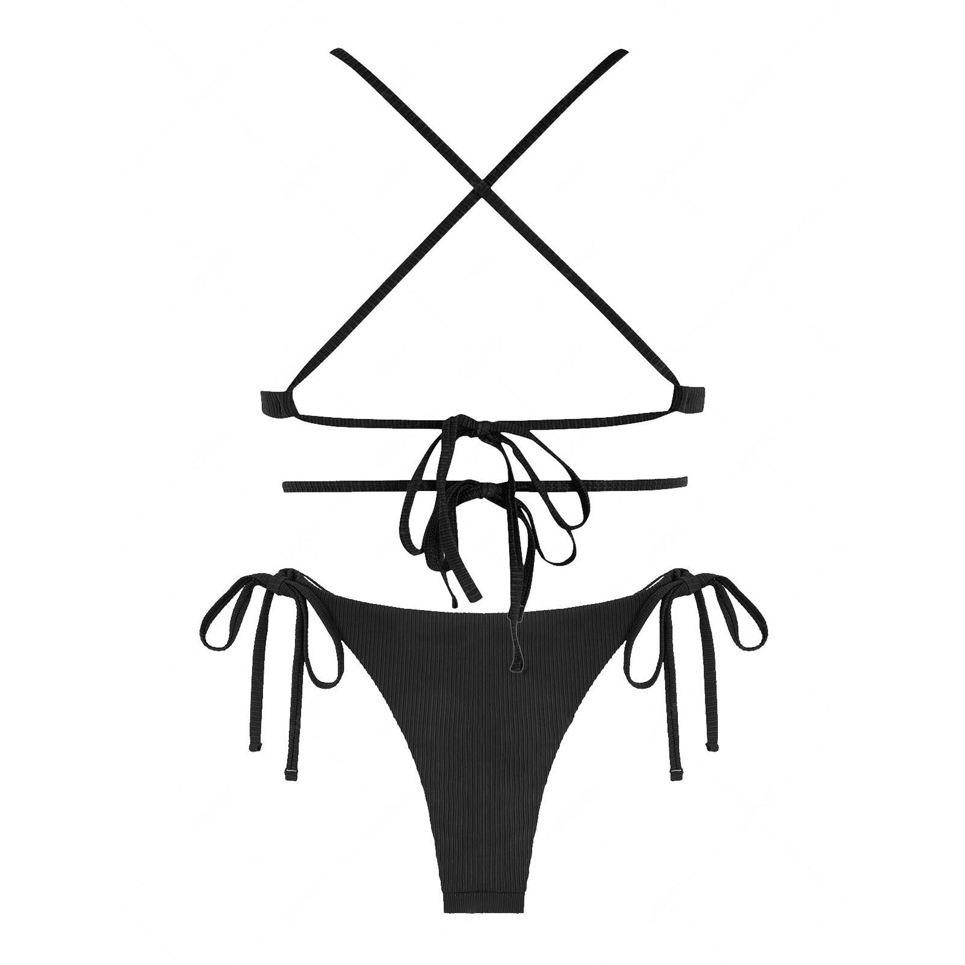 Zaful Two-piece Crossover Swimsuit