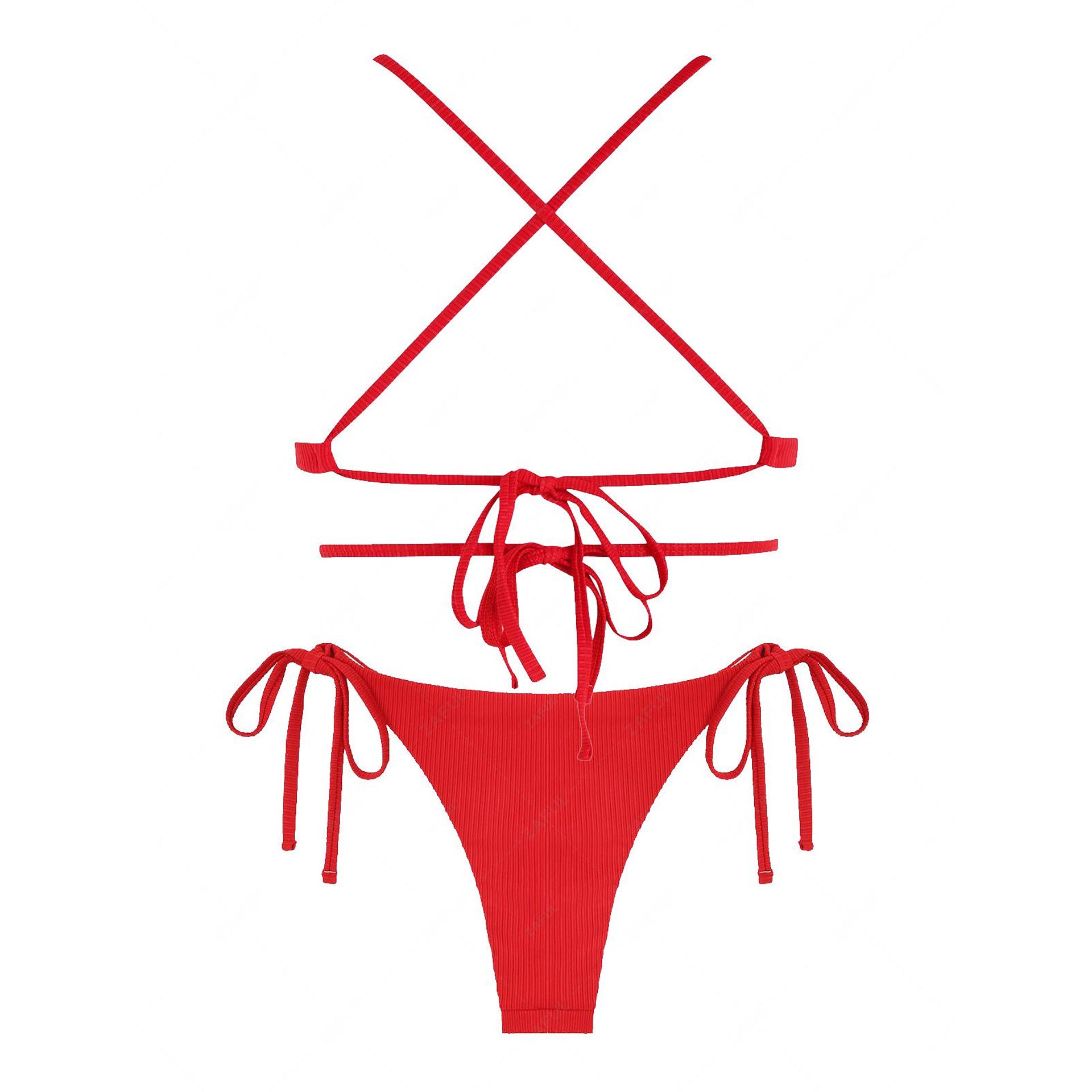 Zaful Two-piece Crossover Swimsuit