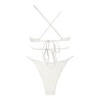 Zaful Two-piece Crossover Swimsuit