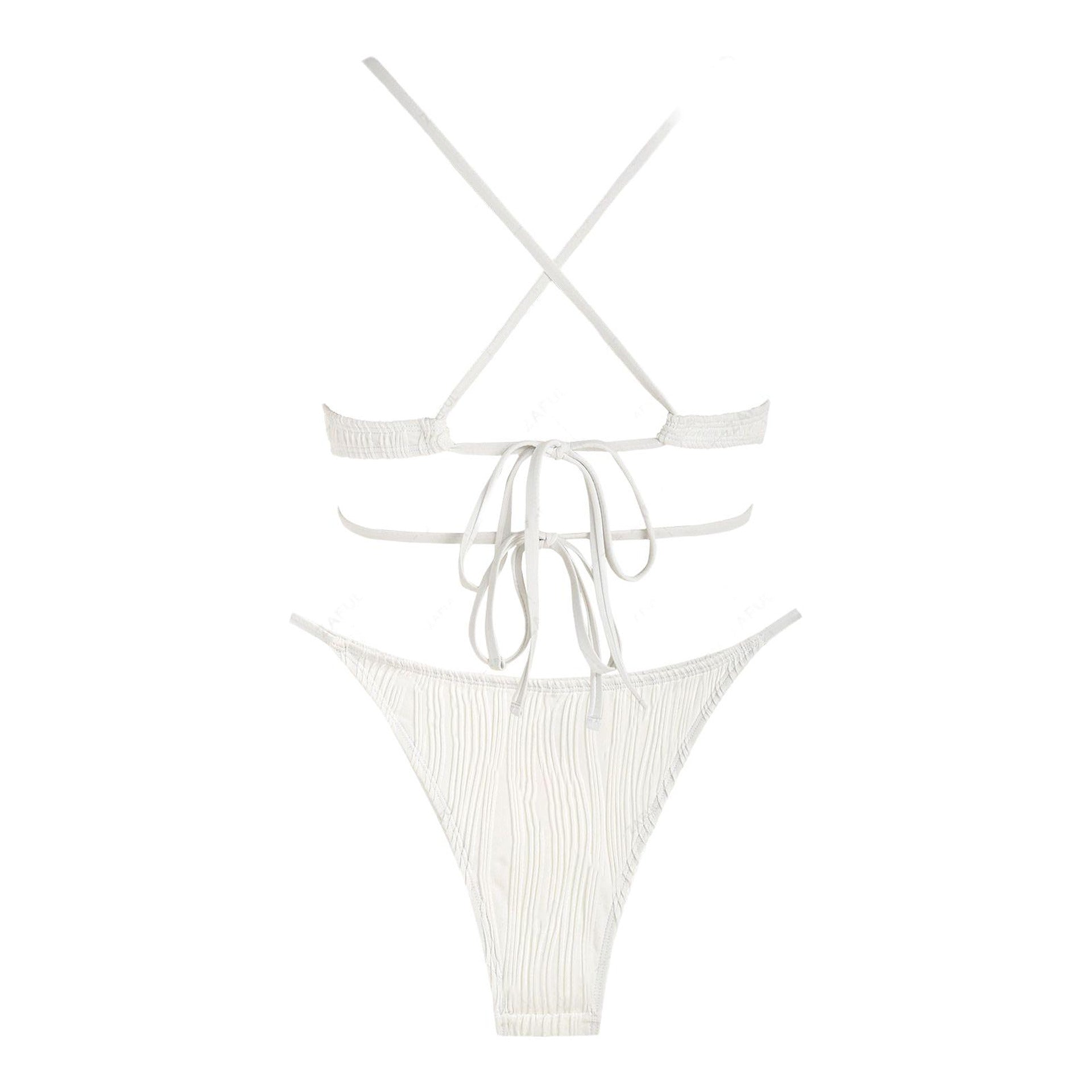 Zaful Two-piece Crossover Swimsuit