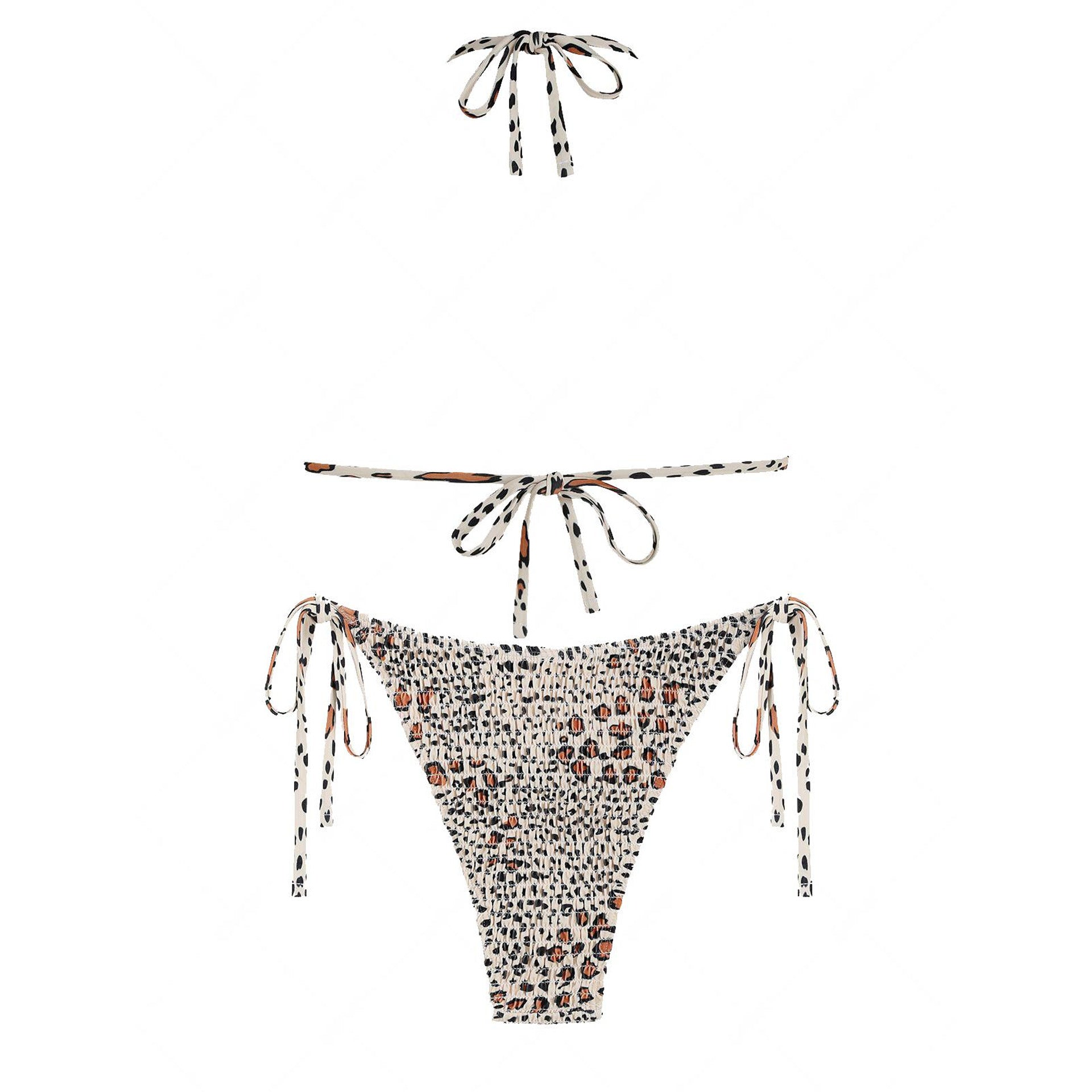 Zaful Triangle High Waist Swimsuit, Multicolor