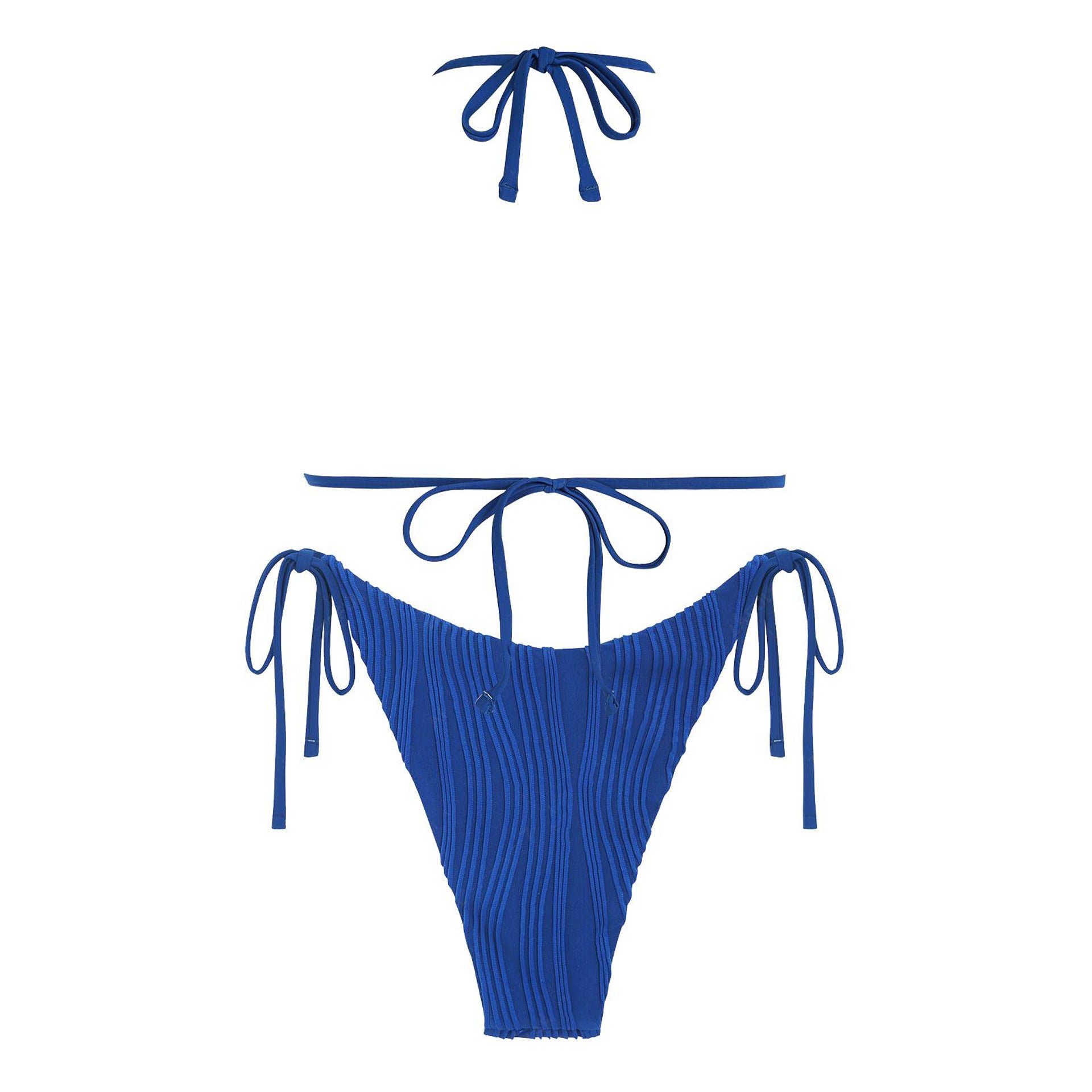 Zaful Triangle Swimsuit in Embossed Fabric 