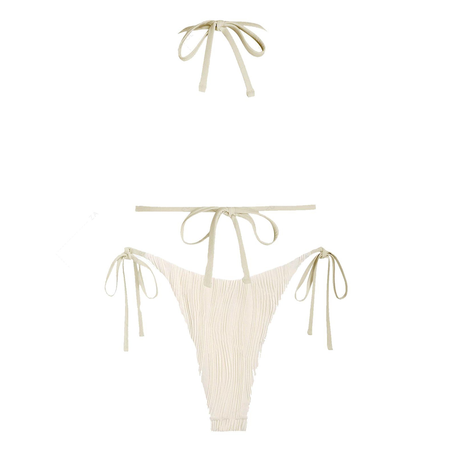Zaful Triangle Swimsuit in Embossed Fabric 