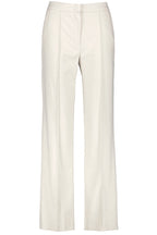 Women's wide-leg trousers Gerry Weber, ecru