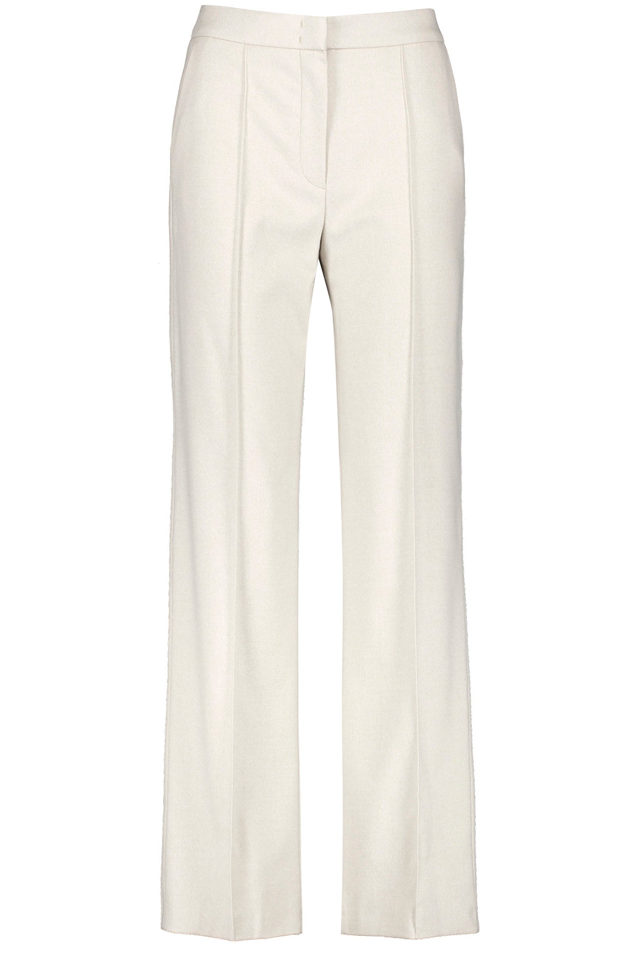 Women's wide-leg trousers Gerry Weber, ecru