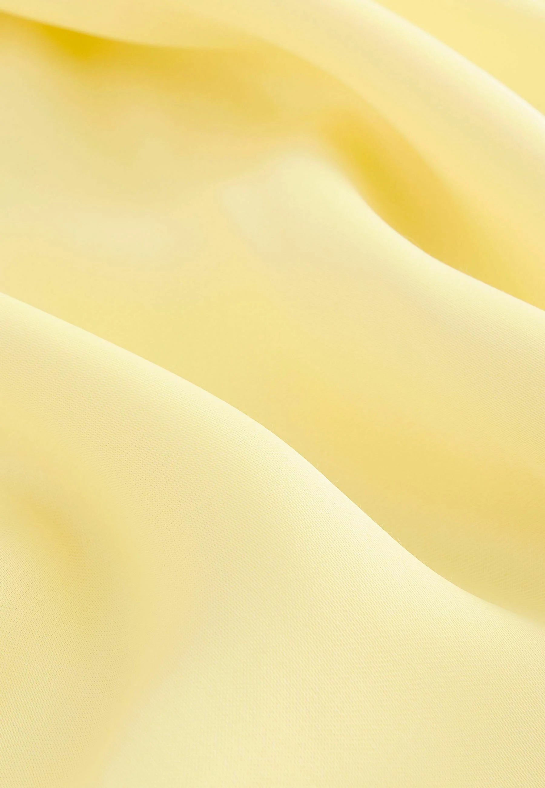 Set Summer satin skirt mid-length, yellow