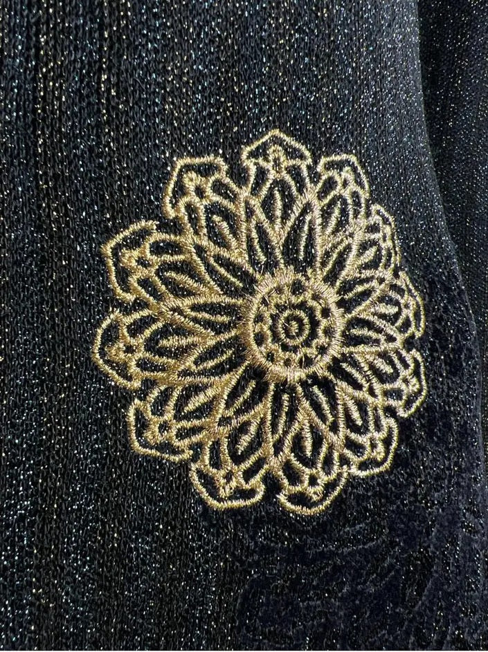 Desigual Дамска блуза с дълъг ръкав, зелена с щампа