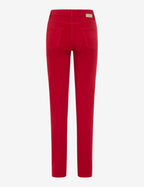 Women's cotton jeans Brax Corola, red