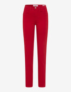 Women's cotton jeans Brax Corola, red
