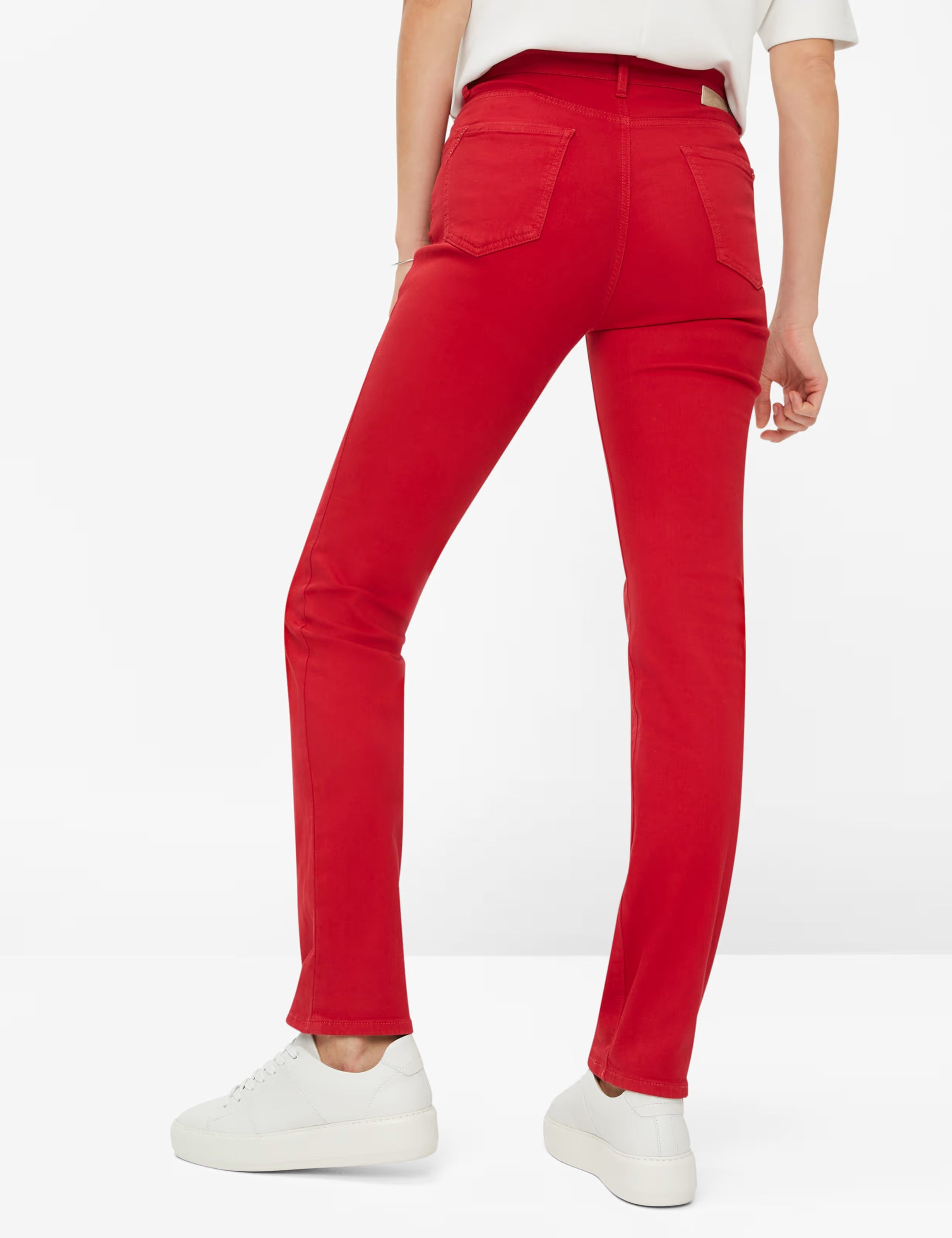 Women's cotton jeans Brax Corola, red
