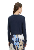 BETTY &amp; CO Women's short cotton jacket, dark blue 