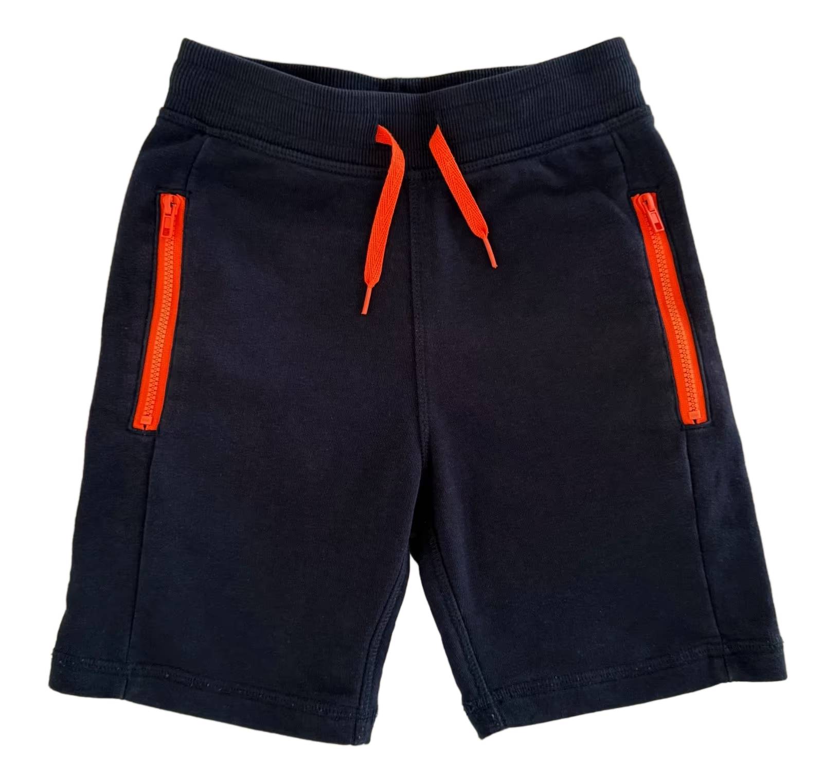 Children's cotton shorts for boys, dark blue 